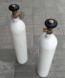 recarga de oxígeno industrial